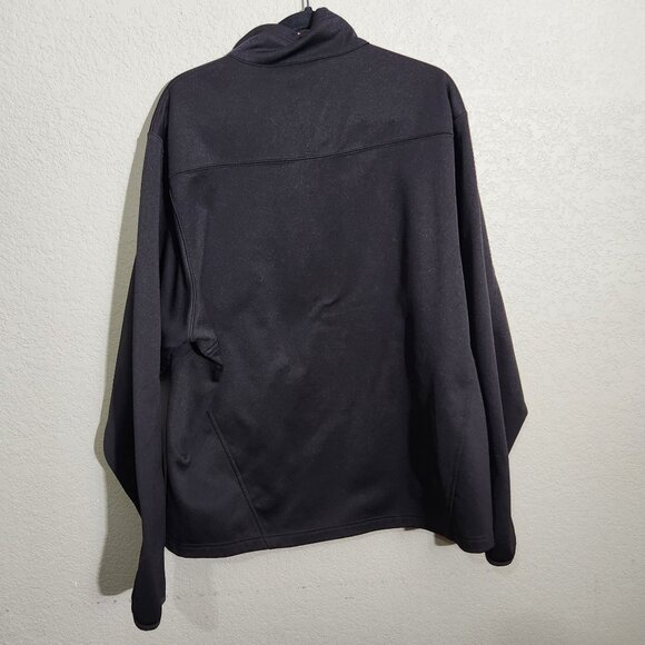 Tri-Mountain Mens Black Full-Zip Jacket XL Softshell Embroidered Logo - Picture 5 of 10